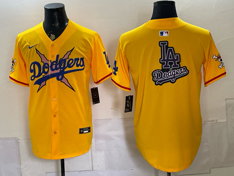 men Los Angeles Dodgers blank yellow Game 2026 Nike MLB Jersey 0716001->los angeles dodgers->MLB Jersey